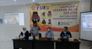 Forum Pemuda Betawi, Kemenpora dan ATI Tunas Bangsa Launching Gerakan Wajib Sarjana