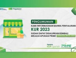 KUR di Pegadaian resmi Dibuka tanggal 8 February kemarin