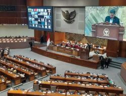 Mikrofon Mati Saat Demokrat Tolak Pengesahan Perppu Cipta Kerja Dalam Rapat Paripurna.