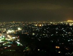 Pemandangan Malam Hari Taman Tabanas Bukit Gombel Semarang, Mempesona!