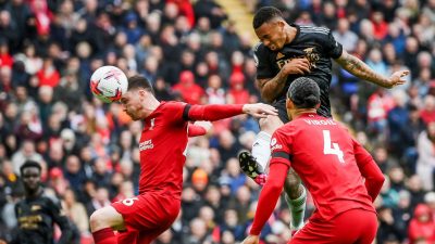 Menegangkan, Liverpool Imbang Lawan Arsenal di Anfield Stadium, Skor 2-2!