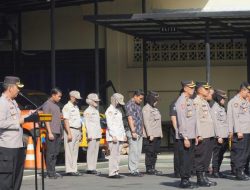 Pimpin Apel Pagi, Wakapolres Sampaikan Atensi Dari Kapolres Jelang Operasi Ketupat Candi.