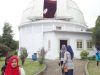 Banyak Pengunjung Antusias Saksikan Gerhana Matahari Hibrida di Observatorium Bosscha