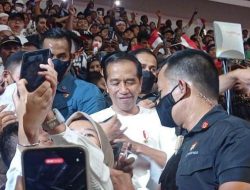 Jokowi Menghadiri Acara Puncak Musyawarah Rakyat Indonesia Di Istora Senayan