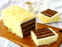 Intip Resep Bolu Cappucino Dengan Layer Keju Nan Lembut, Wangi dan Dijamin Lezat!