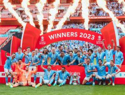 Manchester City Juara Piala FA 2023 Usai Kalahkan Manchester United 2-1.