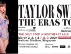 Resmi Dirilis ! Harga Tiket Konser Taylor Swift Capai 13.6 Juta Dan Bisa Dibeli Untuk 1 Akun Hanya 4 Tiket Saja !
