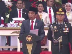 Presiden Jokowi Apresiasi Kinerja Polri pada Peringatan Hari Bhayangkara Ke-77