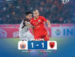 Pekan Pertama BRI Liga1, Persija Jakarta dan PSM Makassar Berbagi Poin 1-1!