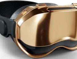 Apple Vision Pro Edisi Caviar, Headset AR/VR Mewah Berlapis Emas