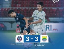 Hasil Laga BRI Liga 1: Arema FC dan Persib Bandung Berbagi Poin 3-3!