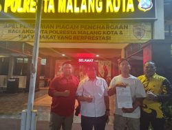 Dampingi Anaknya Laporkan Pelaku Pengeroyokan, Ketum DPP KNPI Dr. Ilyas Indra Minta Pelaku Dihukum Berat