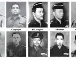 Inilah Profil 9 Pahlawan Revolusi Yang Gugur Pada Peristiwa Gerakan 30 September 1965 (G30S)