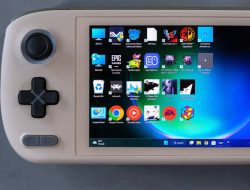 AYANEO Pocket S, Handheld Gaming Android Bertenaga Snapdragon G3x Gen2