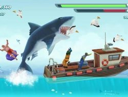 Bermain Game Hungry Shark Evolution, Seru dan Menantang