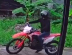 Gasak Motor Trail di Depok, Si Pelaku Tinggalkan Sekantong Gorengan di TKP, Hmm!