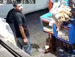 Hadeuh, Maling Warung di Depok Aksinya Terekam Kamera CCTV