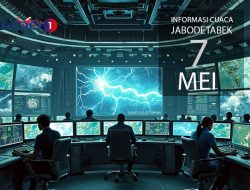 Prakiraan Cuaca Jabodetabek Hari Ini, Rabu 7 Mei 2025