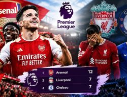 Arsenal Masih Sempurna, Liverpool dan Chelsea Tertahan di Pekan Keempat Premier League