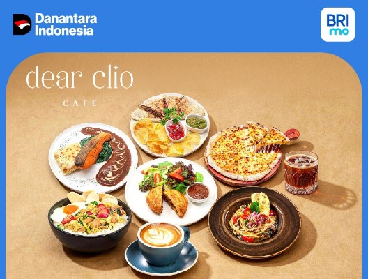 Ada Promo cashback 30 Persen di Dear Clio Cafe Lewat Transaksi QRIS BRImO